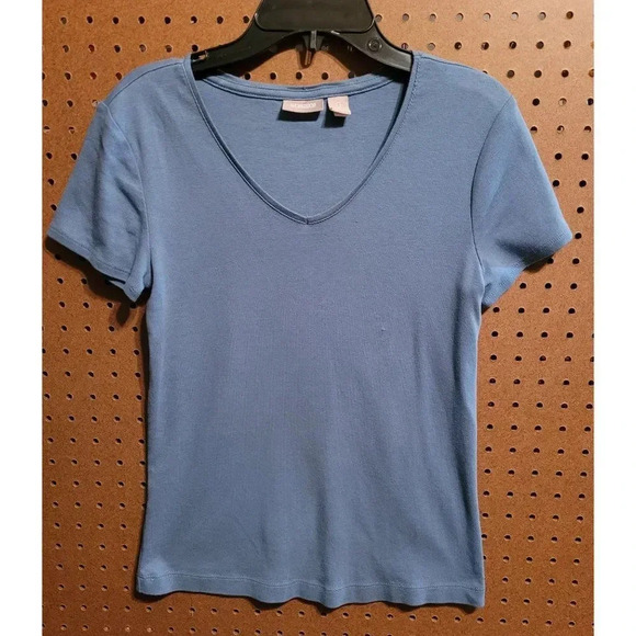 Chico's Blue Shell with Mesh Cardigan Chico's Women's Size 0. - Picture 3 of 6